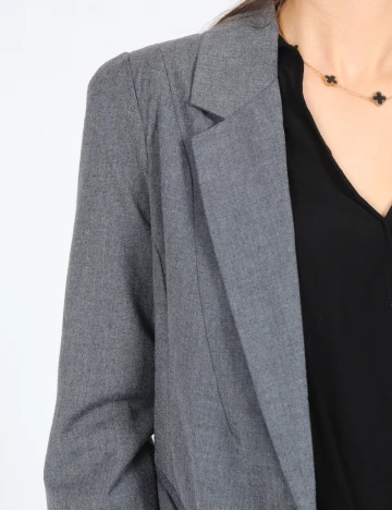 Sacou Bershka, gri inchis Gri