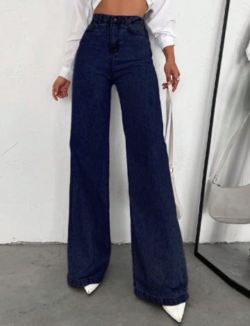 Blugi SHEIN, albastru inchis