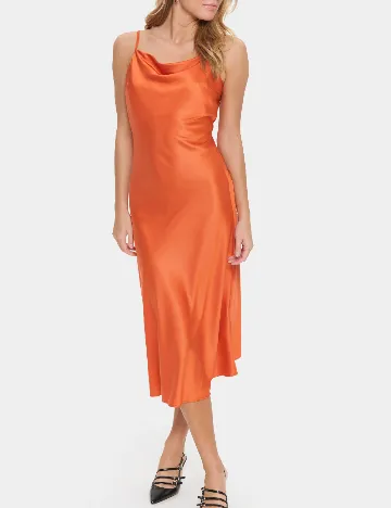Rochie lunga Saint Tropez, portocaliu Portocaliu