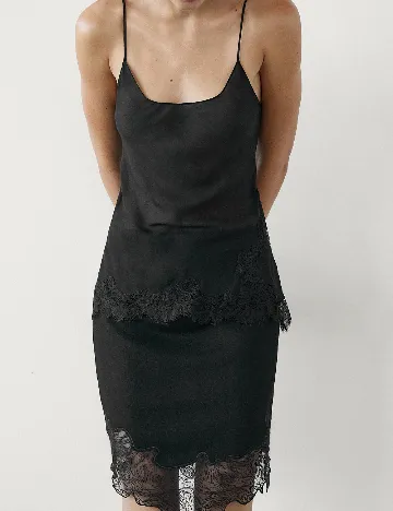 Maiou Massimo Dutti, negru Negru