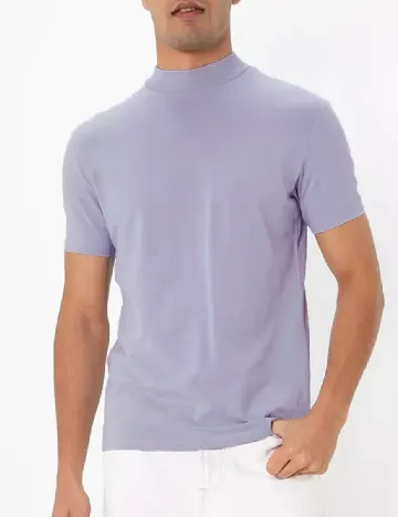 Tricou Bershka, lila Mov