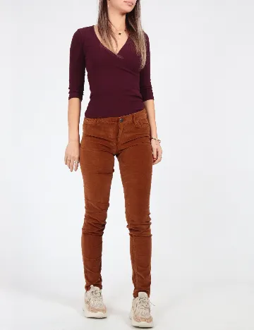 Bluza Bershka, pruna Mov