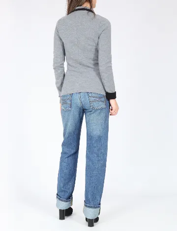 Sacou Bershka, gri Gri