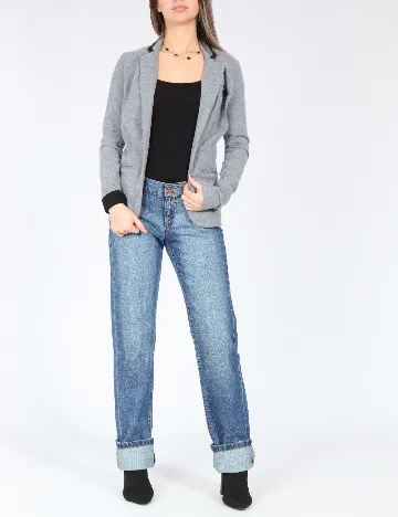 Sacou Bershka, gri Gri