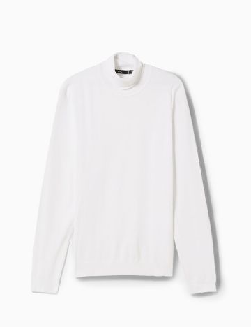 Pulover Bershka, alb