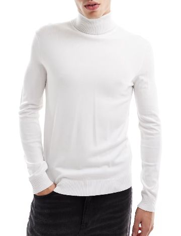 Pulover Bershka, alb