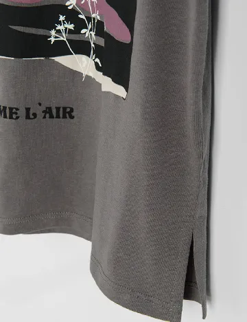 Tricou Cool Club, gri Gri