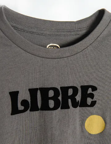 Tricou Cool Club, gri Gri
