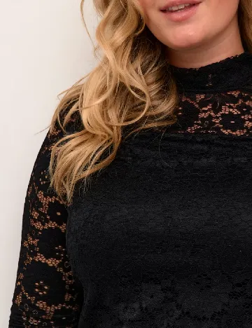 Bluza Kaffe Curve, negru Negru