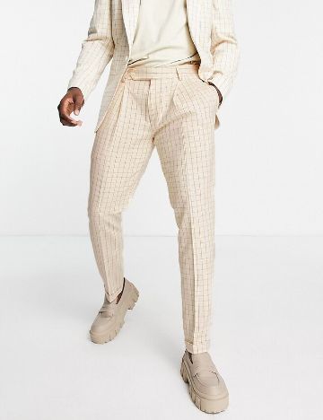Pantaloni ASOS, crem