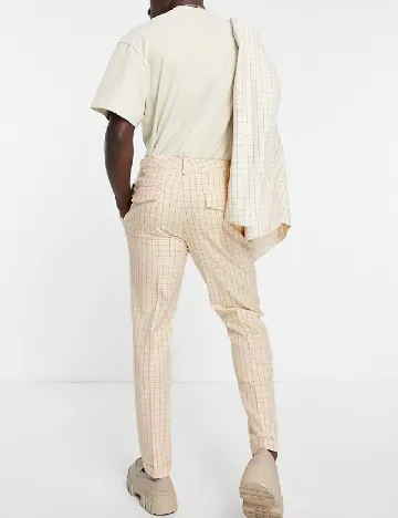 Pantaloni ASOS, crem Crem