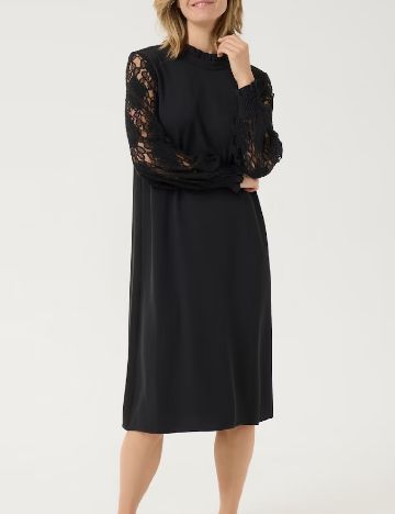 Rochie medie Kaffe, negru