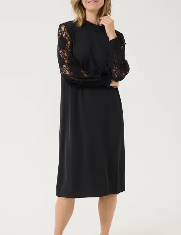 Rochie medie Kaffe, negru Negru