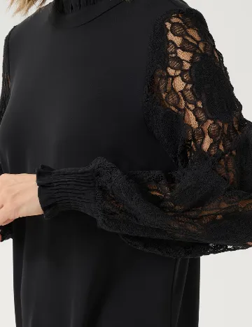 Rochie medie Kaffe, negru Negru