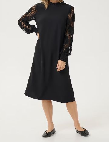 Rochie medie Kaffe, negru