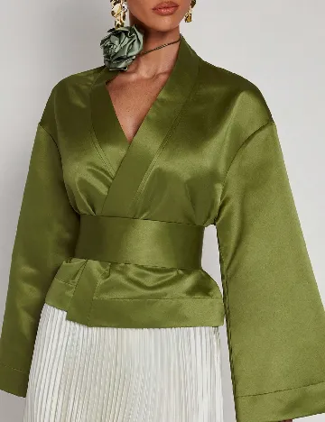 Bluza SHEIN, verde Verde