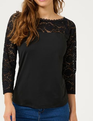 Bluza Kaffe, negru
