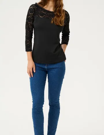 Bluza Kaffe, negru Negru