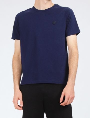 Tricou Double A by Wood Wood, bleumarin