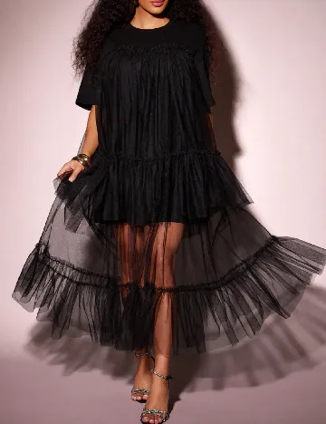 Rochie medie SHEIN, negru Negru