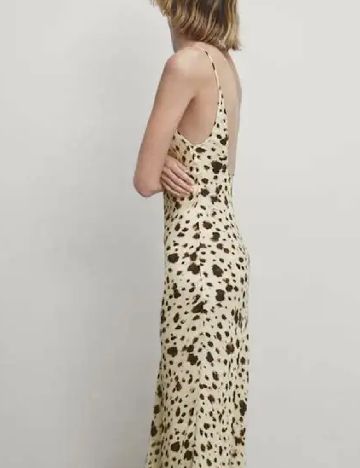 Rochie lunga Massimo Dutti, animal print