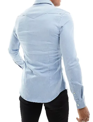 Camasa ASOS, albastru Albastru