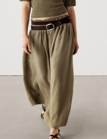 Fusta Massimo Dutti, verde