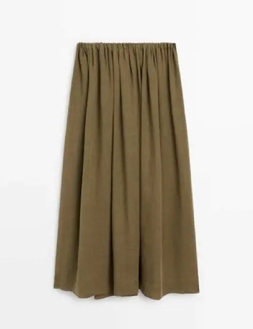 Fusta Massimo Dutti, verde