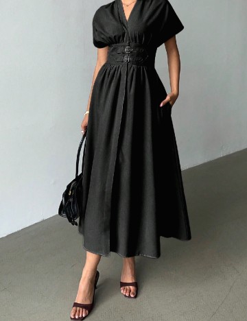 Rochie lunga SHEIN, negru