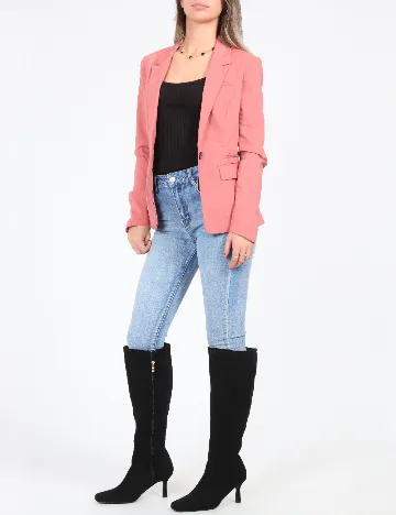 Sacou Bershka, roz Roz
