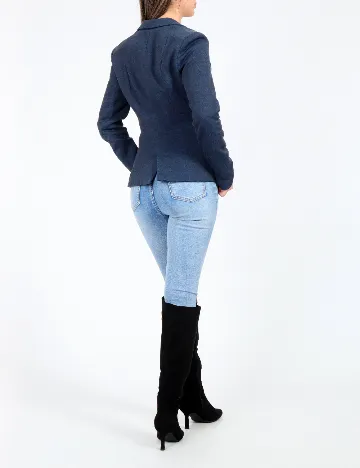 Sacou Bershka, albastru Albastru