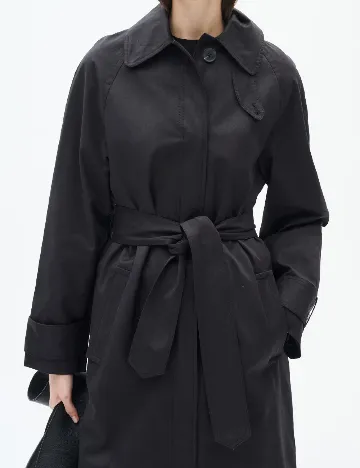 Trench InWear, negru Negru