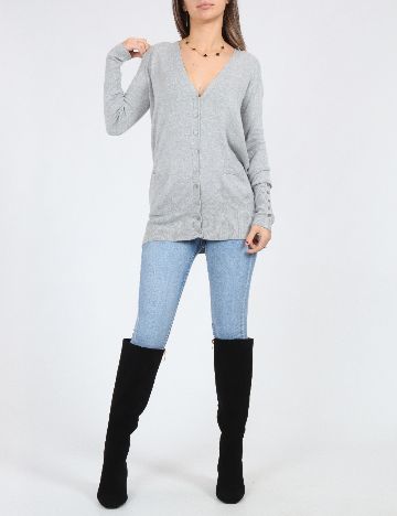 Cardigan Zra, gri