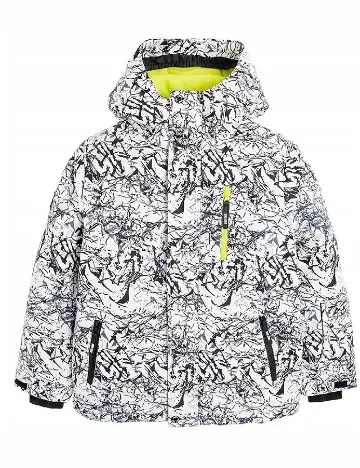 Geaca Cool Club, alb/negru Negru