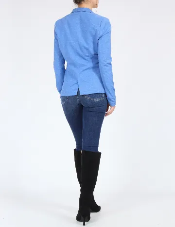 Sacou Bershka, albastru Albastru