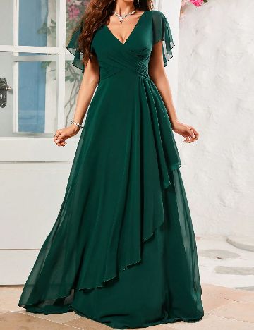 Rochie lunga SHEIN, verde