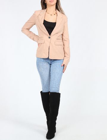 Sacou Bershka, crem