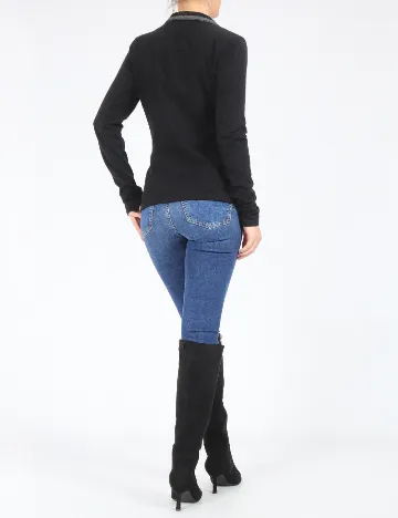 Sacou Bershka, negru Negru