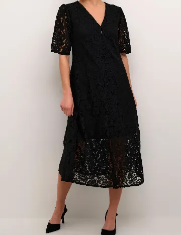 Rochie medie Kaffe, negru Negru