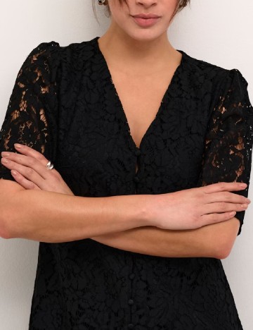 Rochie medie Kaffe, negru