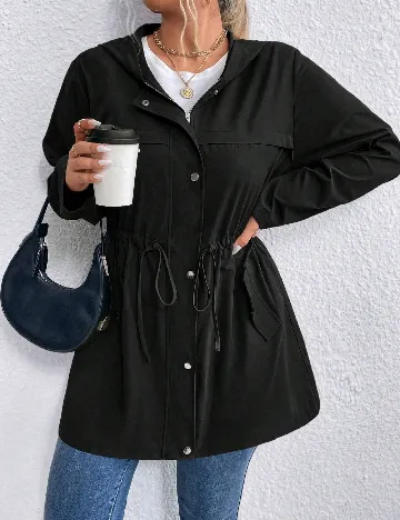 Jacheta SHEIN CURVE, negru Negru