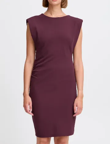 Rochie scurta Ichi, pruna Mov