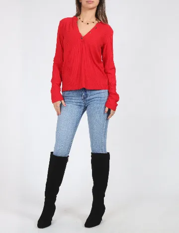 Bluza Zra, rosu Rosu