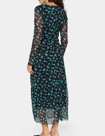 Rochie lunga Saint Tropez, negru/verde Negru