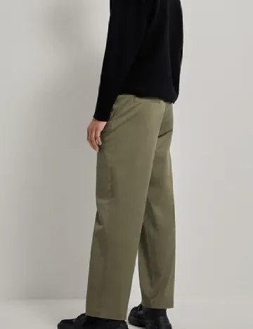 Pantaloni Zra, verde Verde