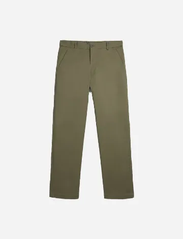 Pantaloni Zra, verde Verde