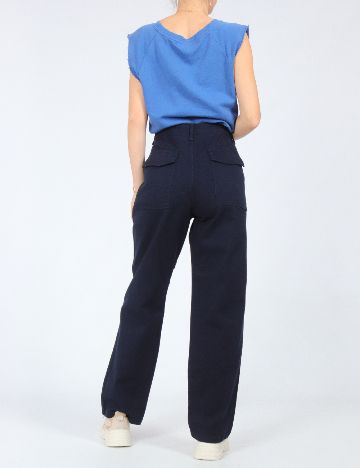 Pantaloni Zara, albastru
