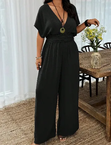 Salopeta SHEIN CURVE, negru Negru