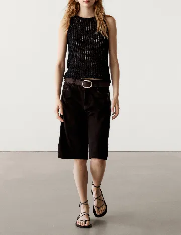 Maiou Massimo Dutti, negru Negru