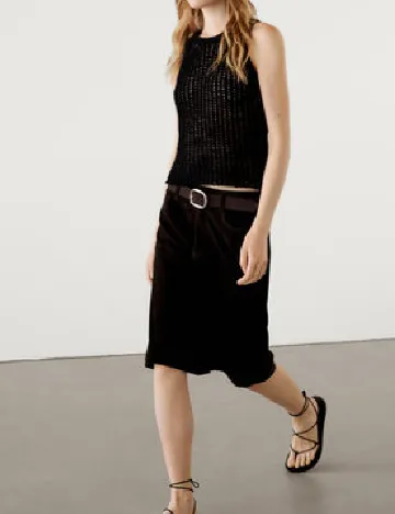Maiou Massimo Dutti, negru Negru